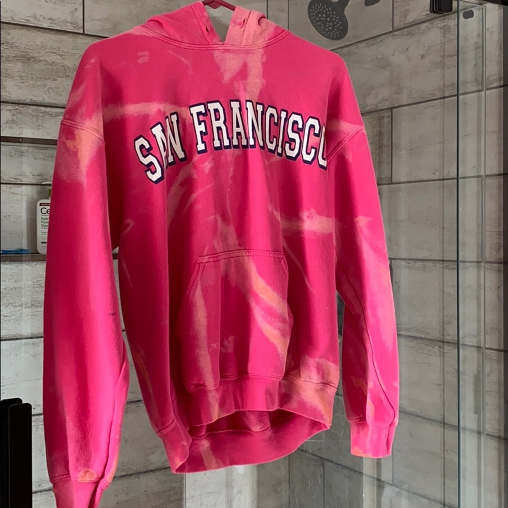 Pink Tie-dye hoodie